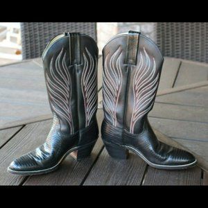 🔥 Rare Vintage Frye Flame Western Cowgirl Boots 🔥